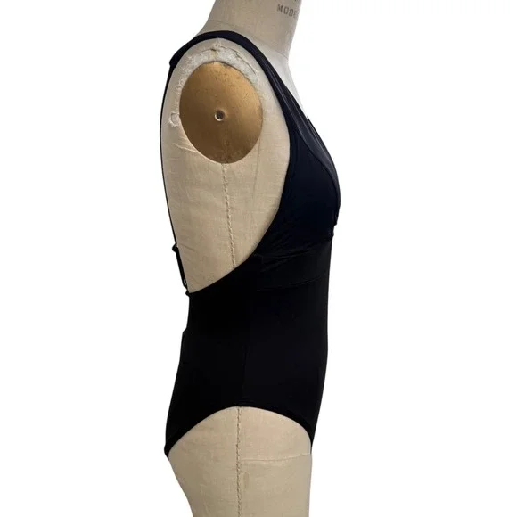 NEW Andie Sardinia One Piece Swimsuit Size M Black Plunge V-Neck Adjustable - Picture 6 of 9
